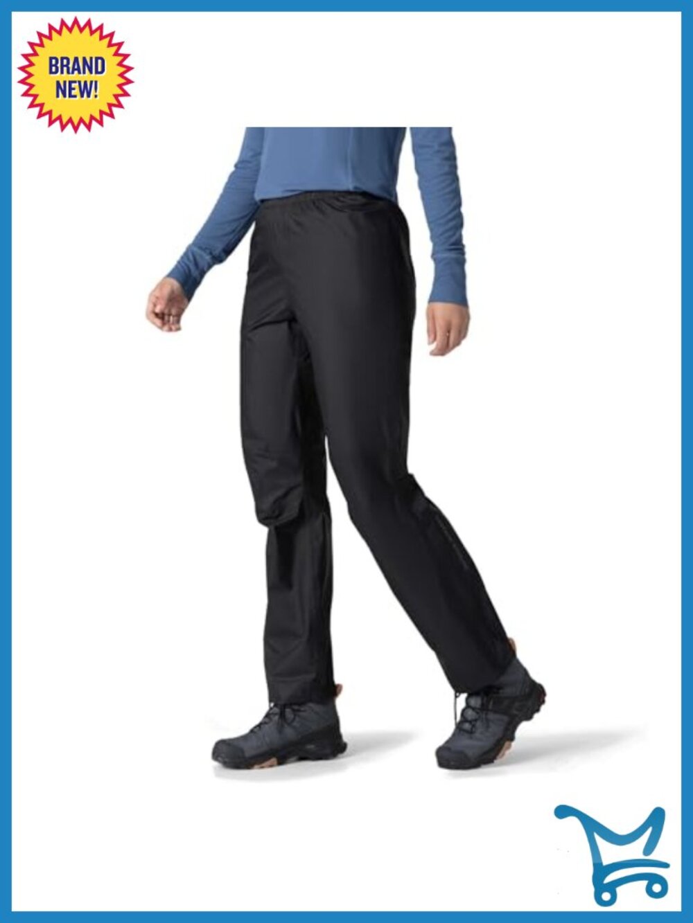 Waterproof Ultralight Ripstop Rain Pants Hiking Travel